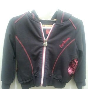 Apple Bottom Black Hoodie 2T